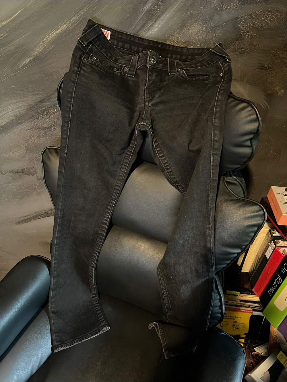True Religion Women's Black Skinny Jeans